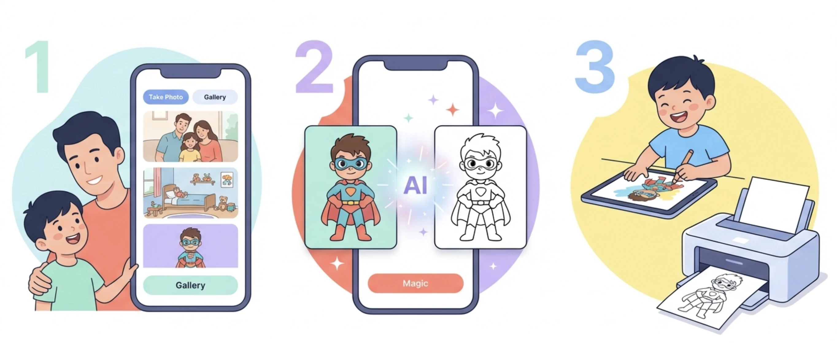 How Pikolor works - Male deine Lieblingsfiguren aus